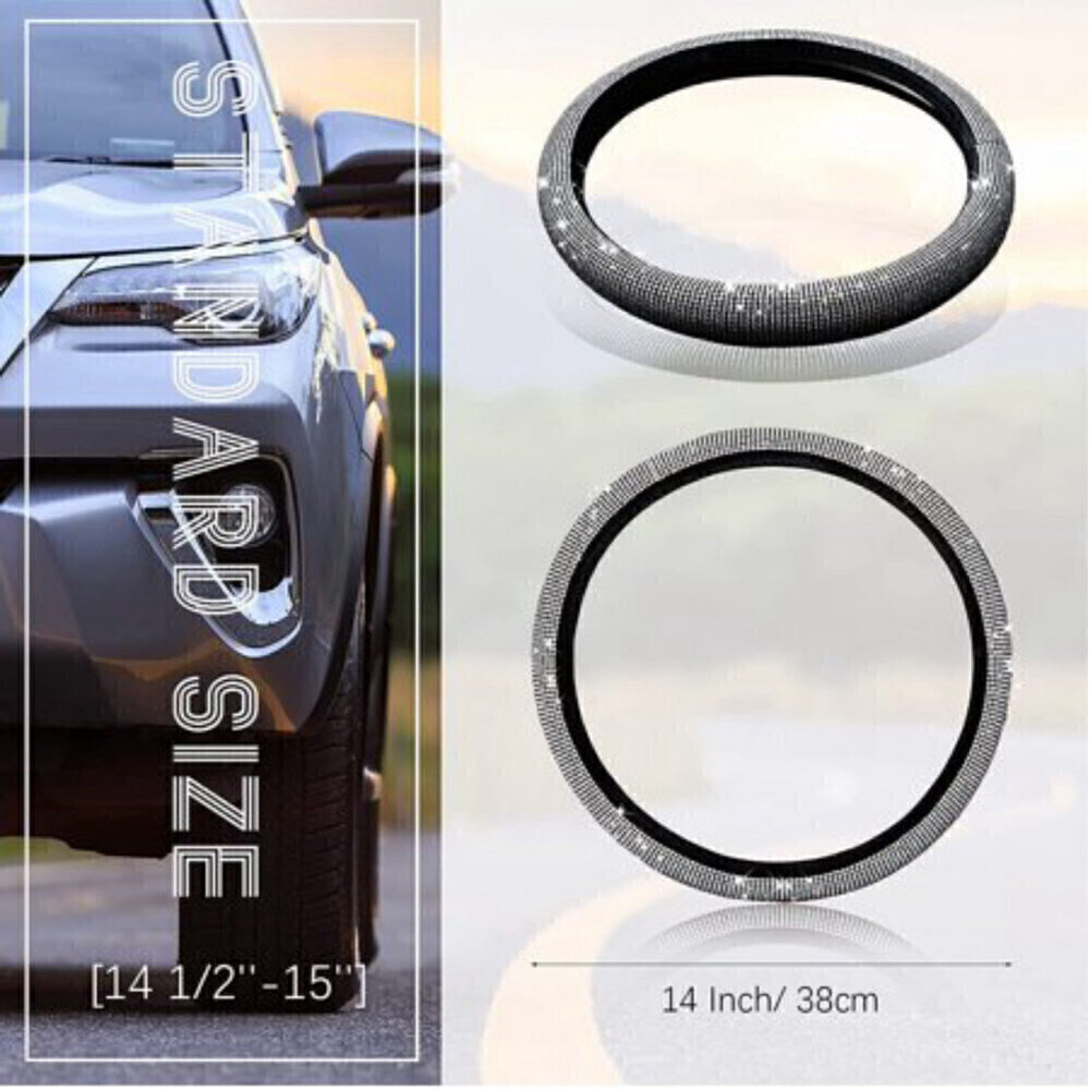Steering Wheel Cover In Blue - Picture 5 of 5